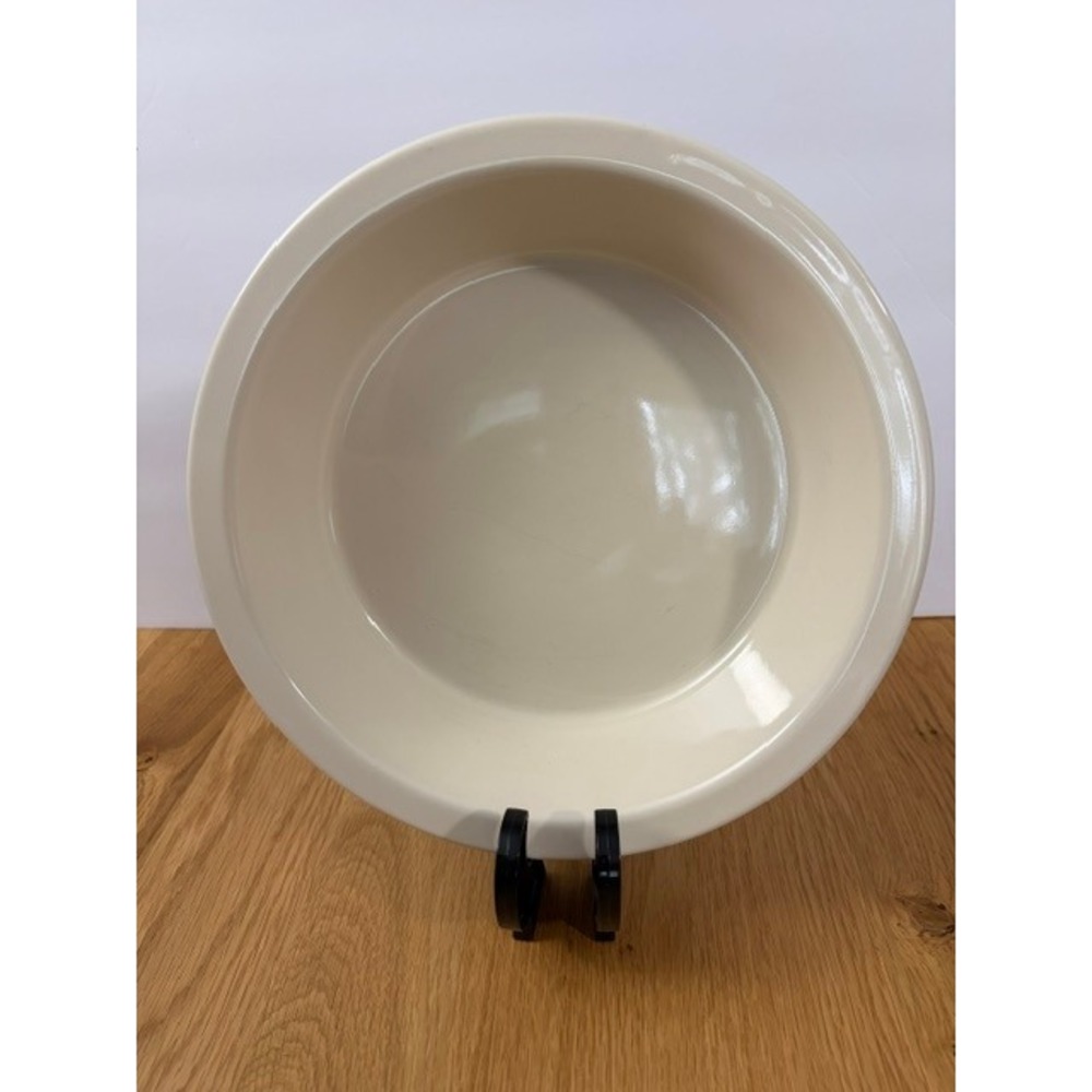 Signature Housewares Baking Dish Round 10in Cream Excellent Basketweave Fruit
